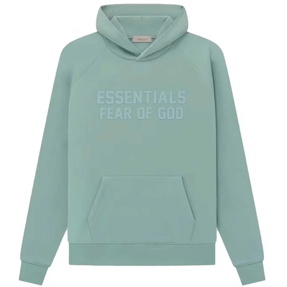 BRAND NEW WITH TAG Fear of God Essentials Sycamore Green Hoodie Sweatshirt
